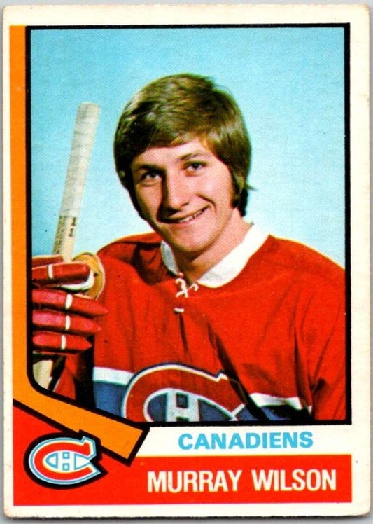 1974-75 O-Pee-Chee #359 Murray Wilson  Montreal Canadiens  V46468