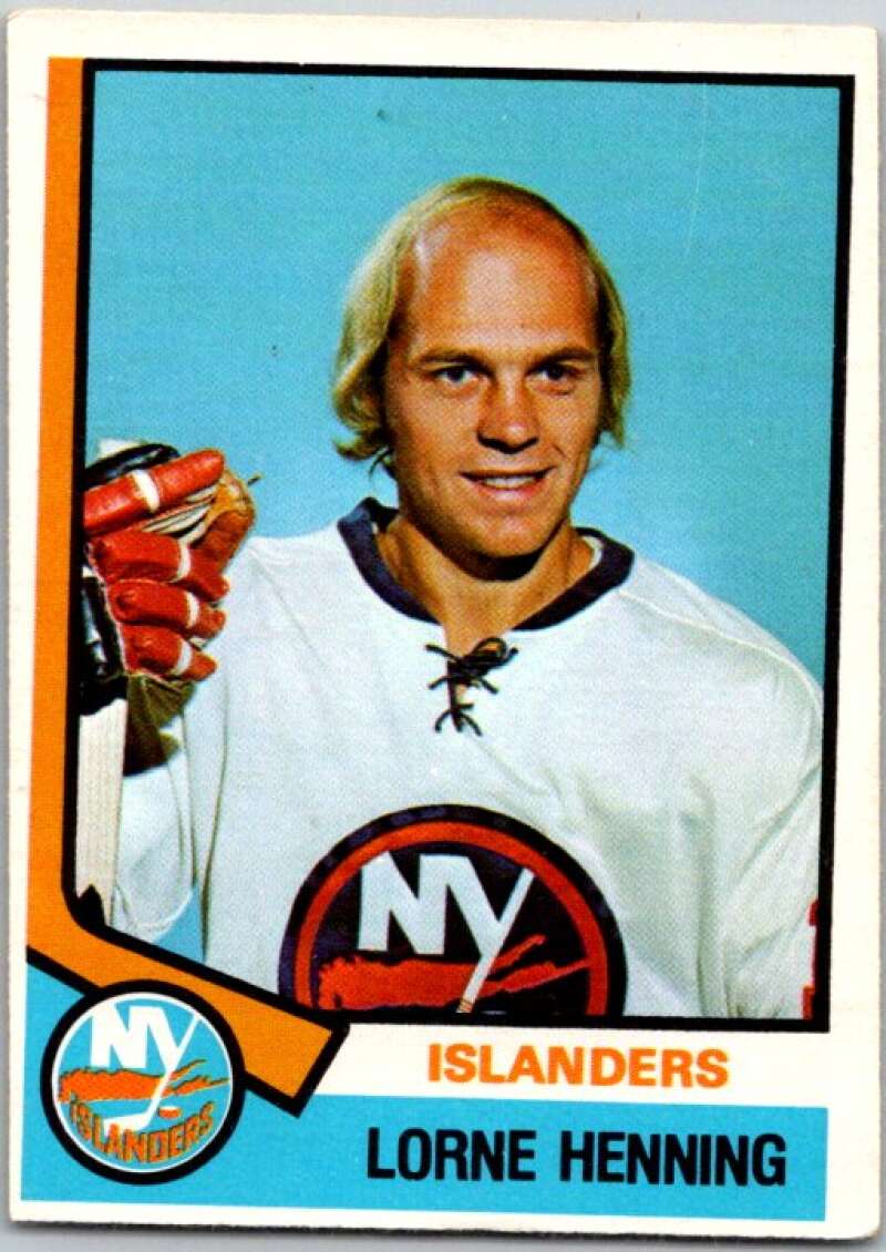 1974-75 O-Pee-Chee #367 Lorne Henning New York Islanders V46475