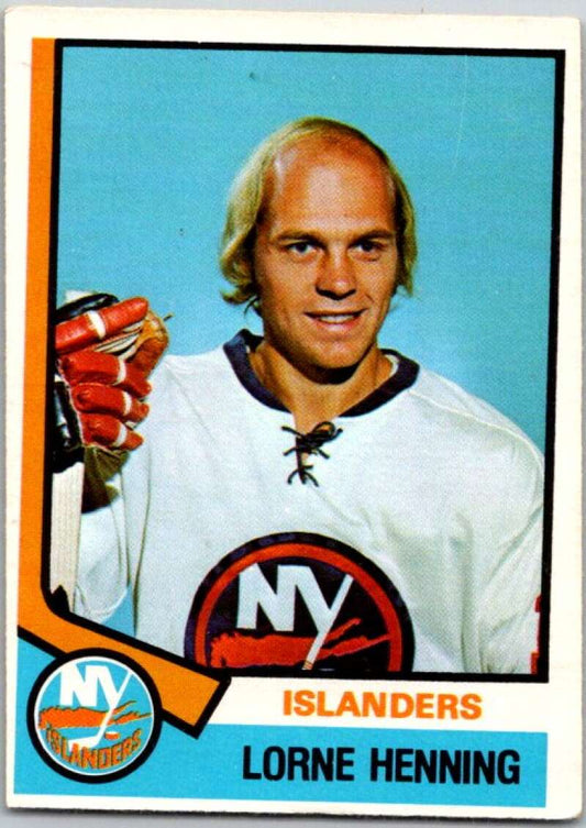 1974-75 O-Pee-Chee #367 Lorne Henning  New York Islanders  V46475