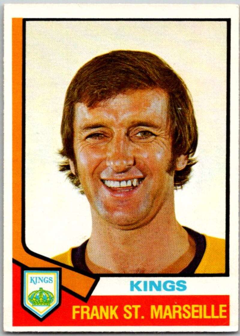 1974-75 O-Pee-Chee #374 Frank St. Marseille Los Angeles Kings V46482