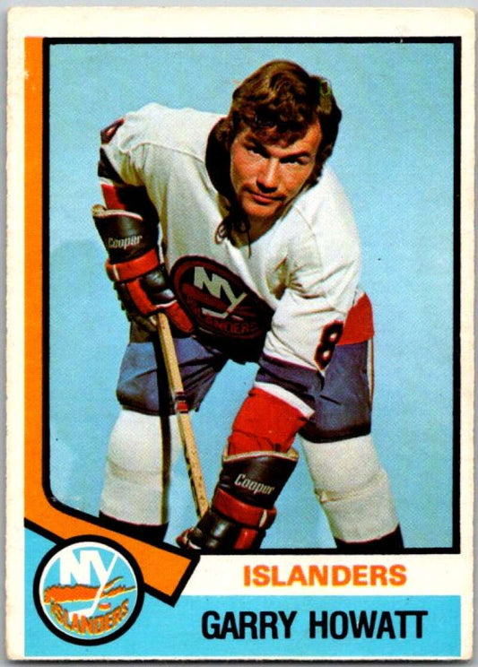 1974-75 O-Pee-Chee #375 Garry Howatt  RC Rookie New York Islanders  V46483