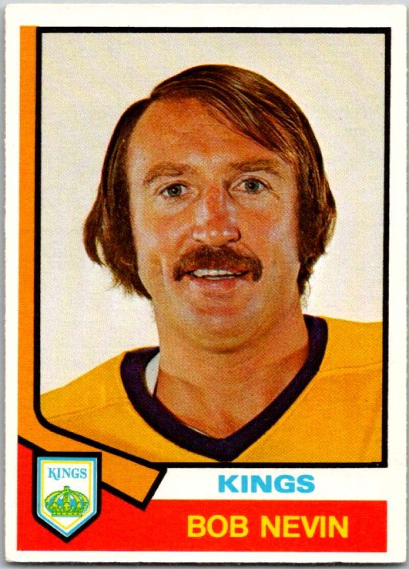 1974-75 O-Pee-Chee #378 Bob Nevin Los Angeles Kings V46486