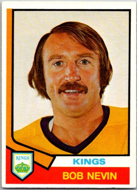 1974-75 O-Pee-Chee #378 Bob Nevin  Los Angeles Kings  V46486
