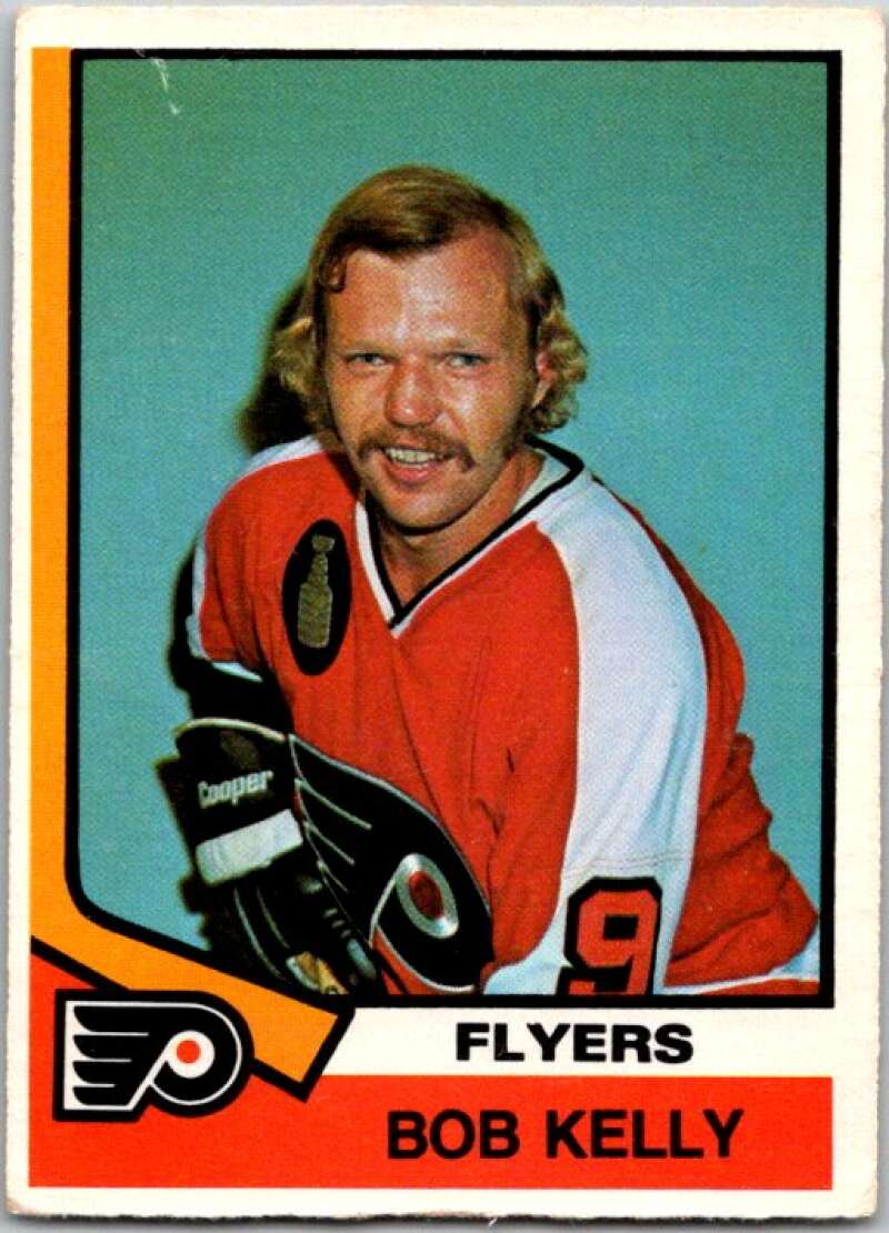 1974-75 O-Pee-Chee #380 Bob Kelly Philadelphia Flyers V46488