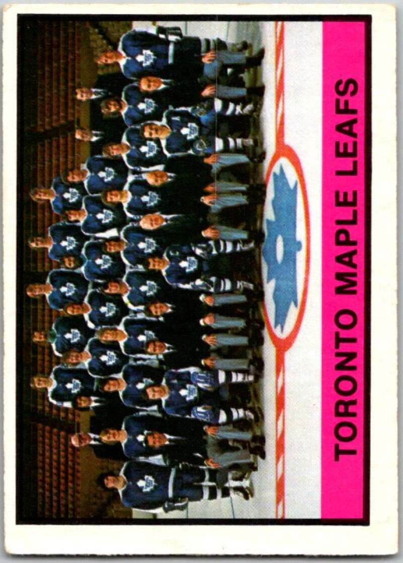 1974-75 O-Pee-Chee #390 Toronto Maple Leafs TC Toronto Maple Leafs V46497