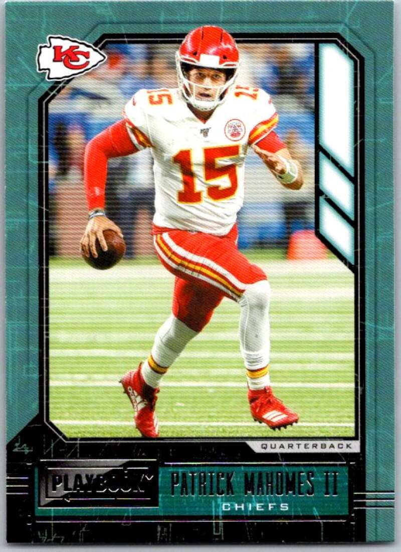 2020 Panini Playbook #8 Patrick Mahomes II Kansas City Chiefs V46504