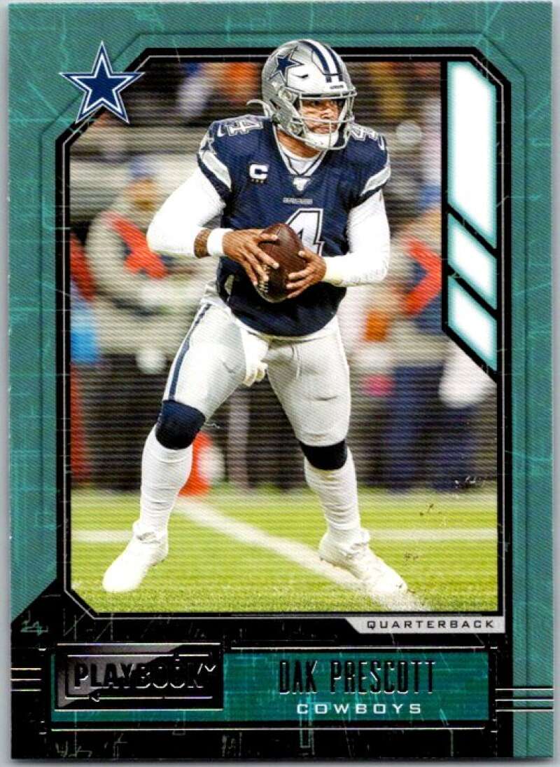 2020 Panini Playbook #50 Dak Prescott Dallas Cowboys V46510