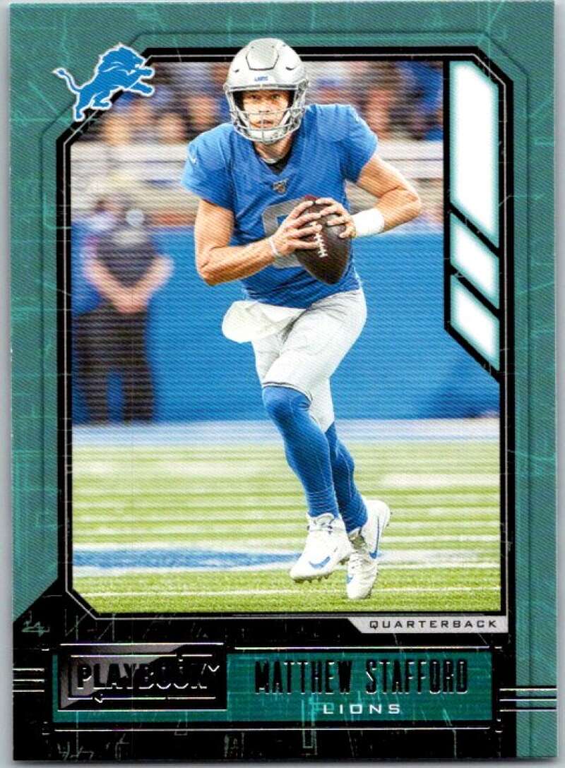 2020 Panini Playbook #66 Matthew Stafford Detroit Lions V46513