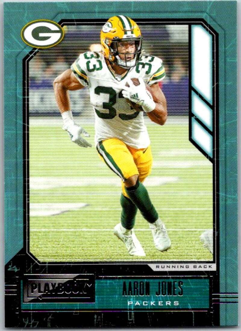 2020 Panini Playbook #69 Aaron Jones Green Bay Packers V46514