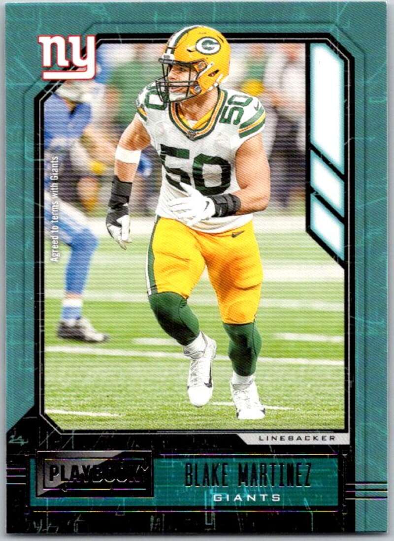 2020 Panini Playbook #71 Blake Martinez New York Giants V46515