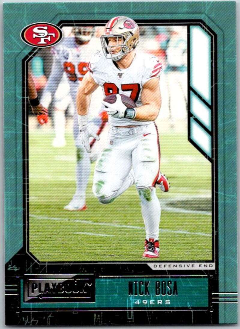 2020 Panini Playbook #96 Nick Bosa San Francisco 49ers V46518
