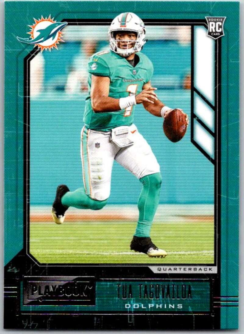 2020 Panini Playbook #102 Tua Tagovailoa RC Rookie Dolphins V46520