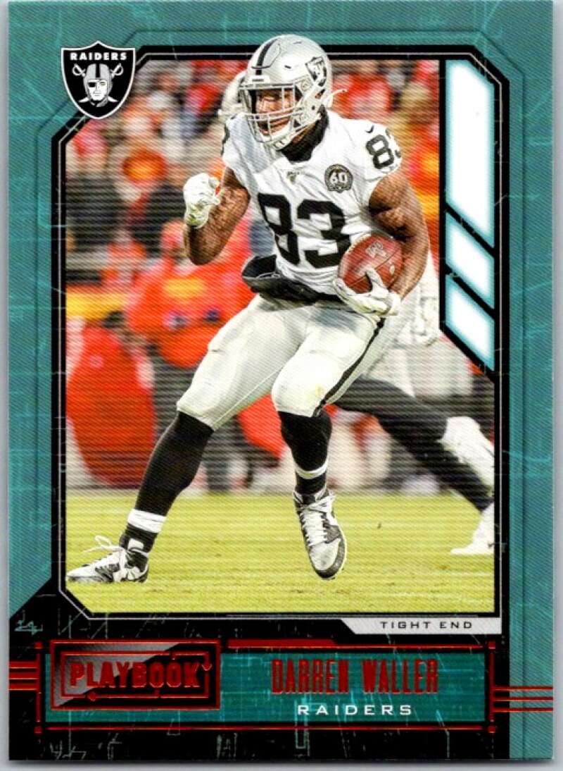 2020 Panini Playbook Orange #5 Darren Waller Las Vegas Raiders V46525