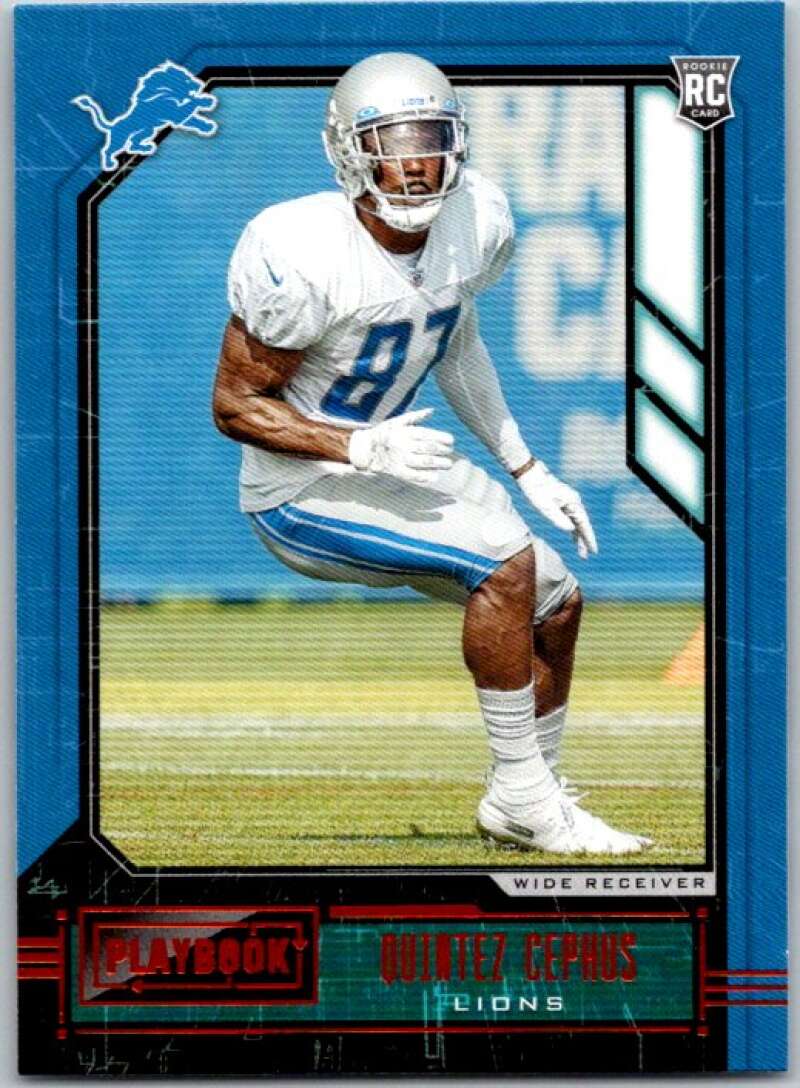 2020 Panini Playbook Orange #179 Quintez Cephus RC Rookie V46529