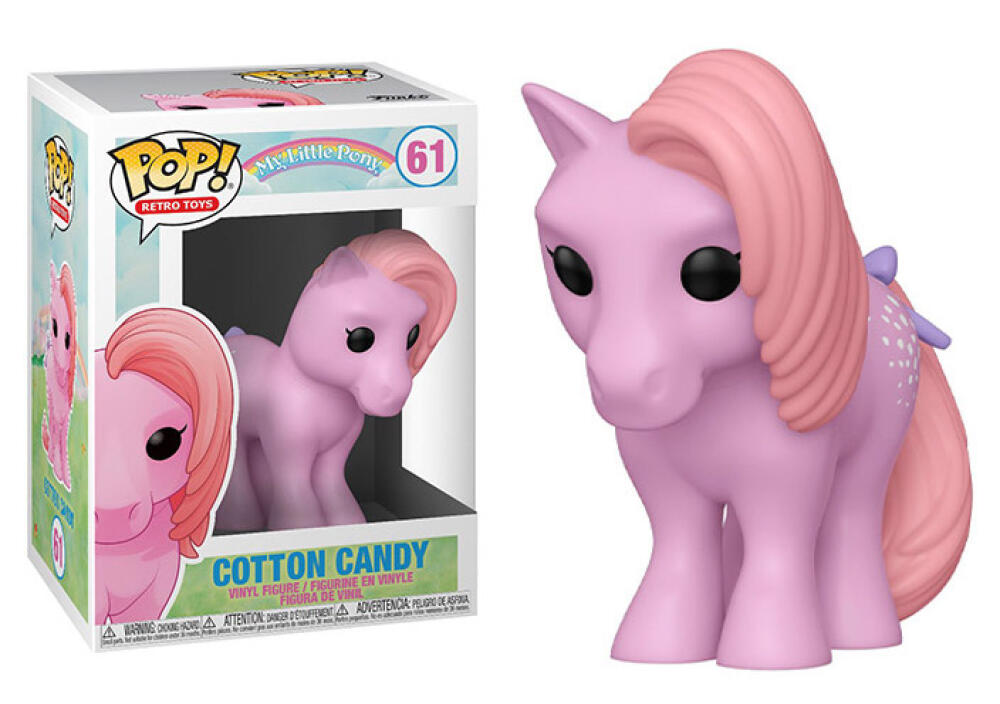 Funko Pop - 61 Retro Toys - My Little Pony - Cotton Candy Vinyl Figure Image 1