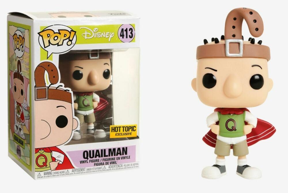 Funko Pop - 413 Disney - Disney - Quailman Red Cape Vinyl Figure *Hot Topic Exclusive