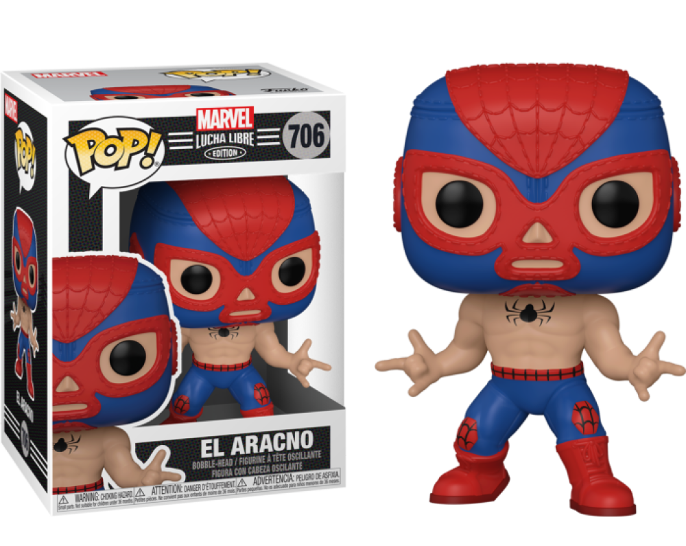 Funko Pop - 706 Marvel - Lucha Libre - El Aracno Vinyl Figure