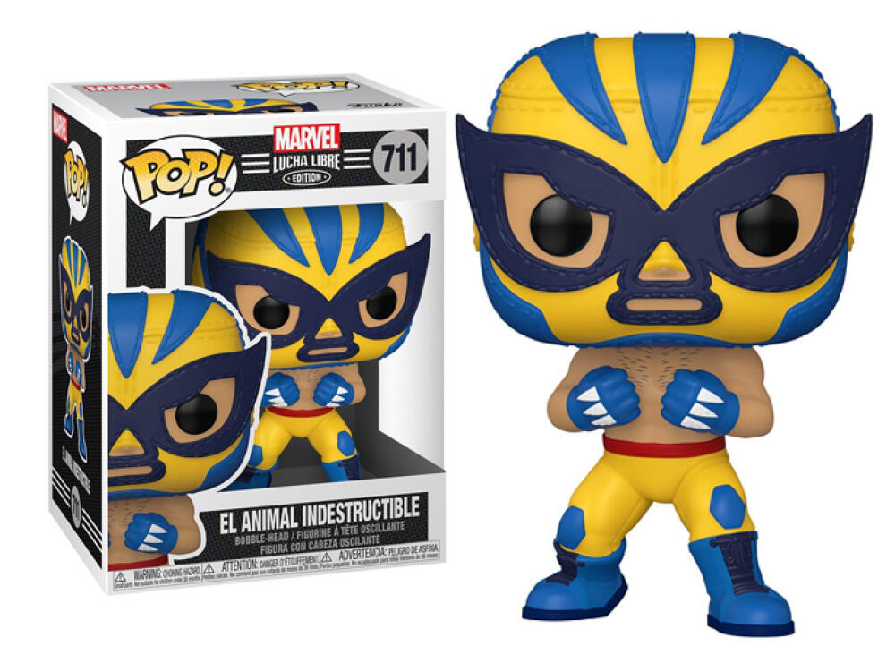 Funko Pop - 711 Marvel - Lucha Libre - El Animal Indestructible Vinyl Figure Image 1