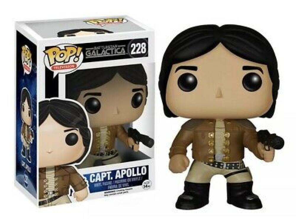 Funko Pop - 228 Television - Battlestar Galactica - Captain Apollo Vinyl Figure Image 1