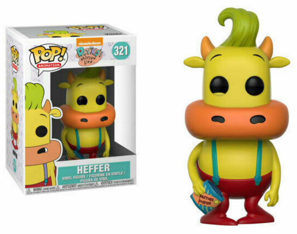Funko Pop - 321 Animation - Rocko's Modern Life - Heffer Vinyl Figure Image 1