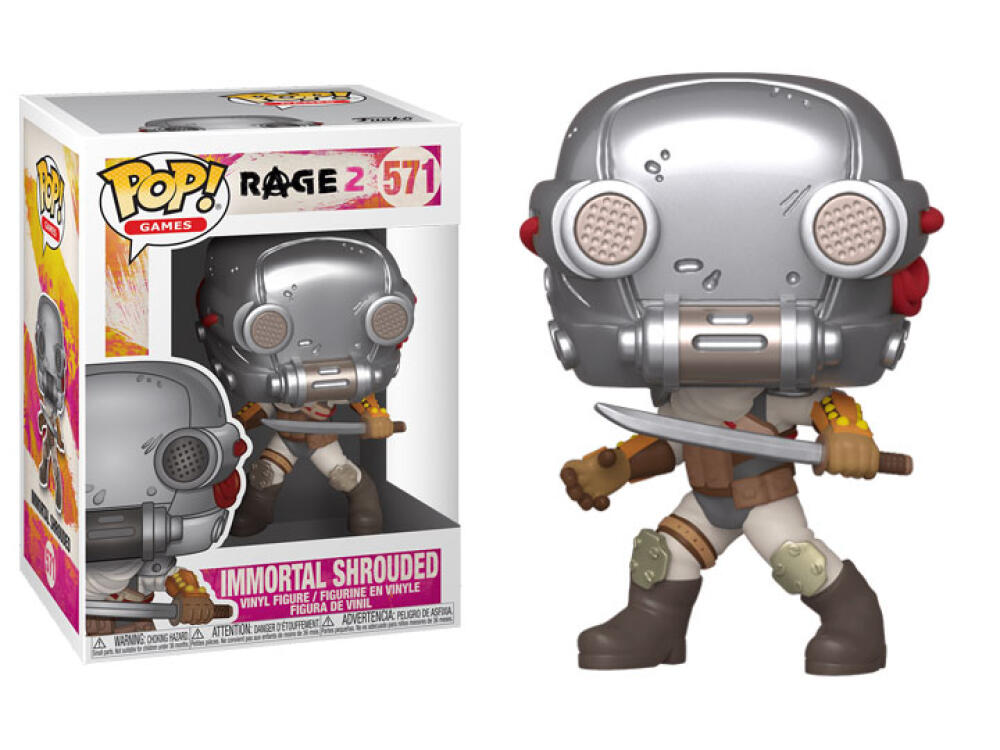 Funko Pop - 571 Games - Rage 2 - Immortal Shrouded Vinyl Figure Image 1