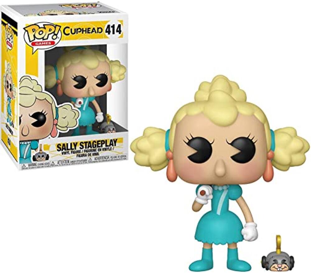 Funko Pop - 414 Games - Cuphead - Sally Stageplay Vinyl Figure Image 1