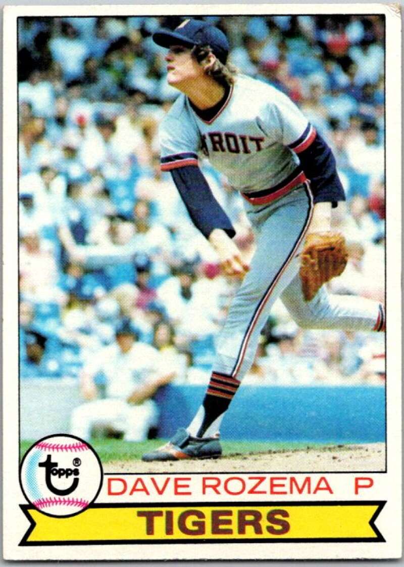1979 Topps MLB #33 Dave Rozema Detroit Tigers V46543