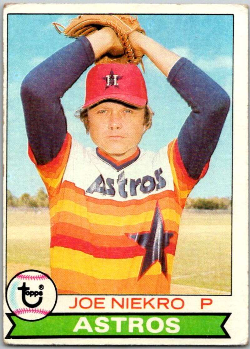 1979 Topps MLB #68 Joe Niekro DP Houston Astros V46555