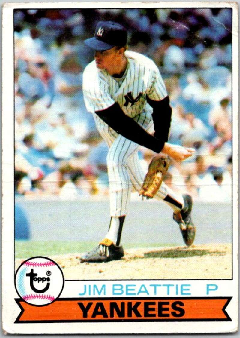 1979 Topps MLB #179 Jim Beattie DP RC Rookie Yankees V46586