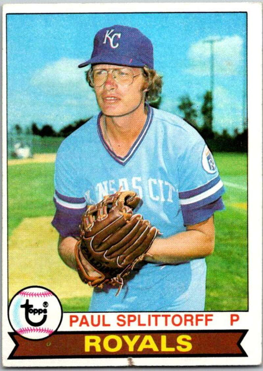 1979 Topps MLB #183 Paul Splittorff  Kansas City Royals  V46588