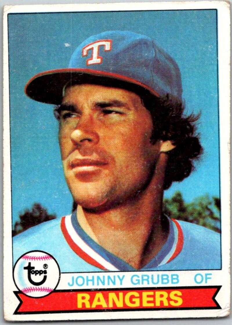 1979 Topps MLB #198 Johnny Grubb Texas Rangers V46592
