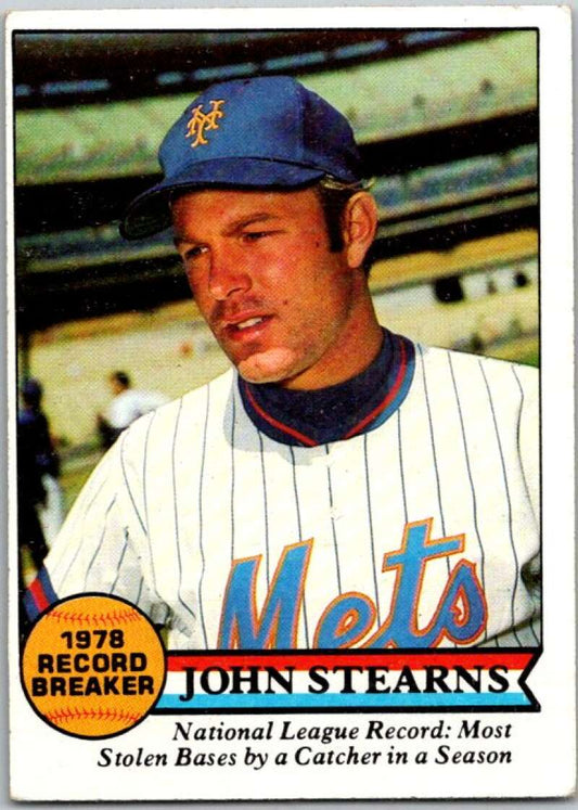 1979 Topps MLB #205 John Stearns RB  New York Mets  V46594