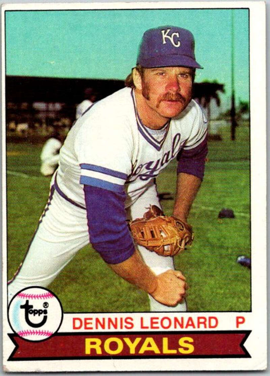 1979 Topps MLB #218 Dennis Leonard  Kansas City Royals  V46598