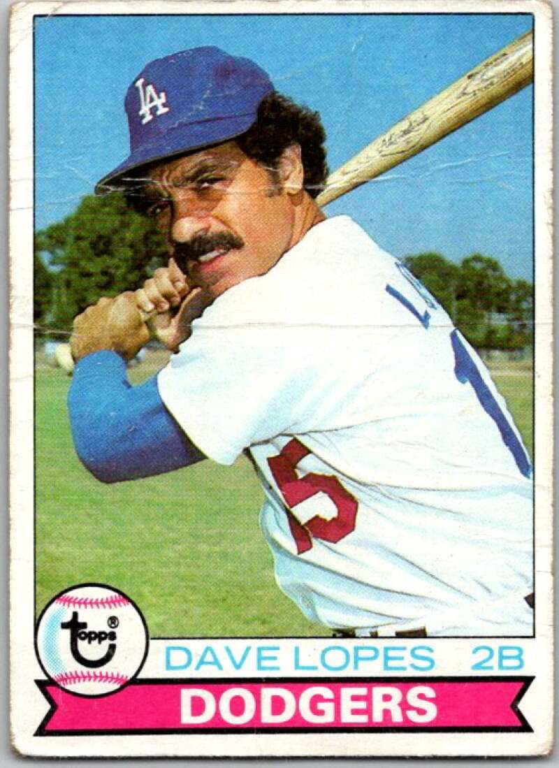 1979 Topps MLB #290 Davey Lopes Los Angeles Dodgers V46612