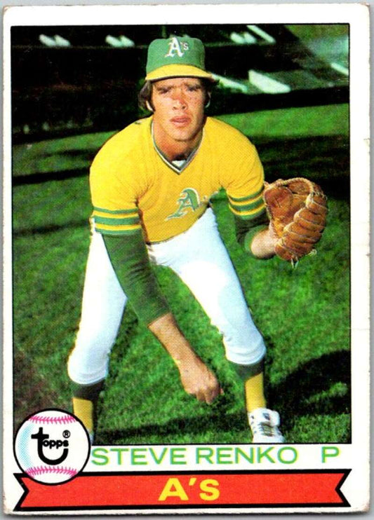 1979 Topps MLB #352 Steve Renko  Oakland Athletics  V46630
