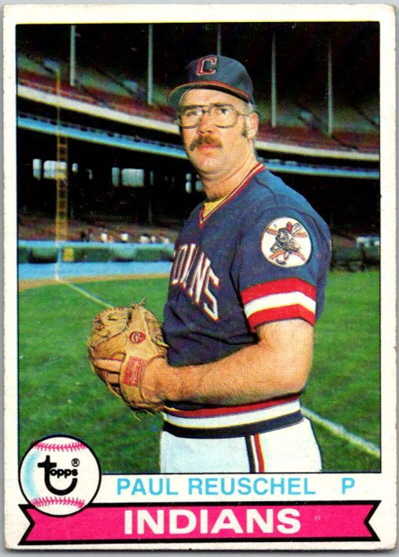 1979 Topps MLB #511 Paul Reuschel DP Cleveland Indians V46689