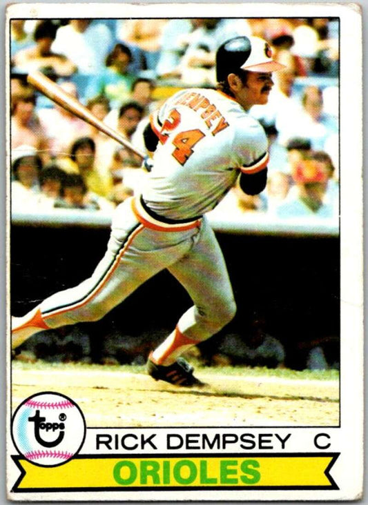 1979 Topps MLB #593 Rick Dempsey  Baltimore Orioles  V46708