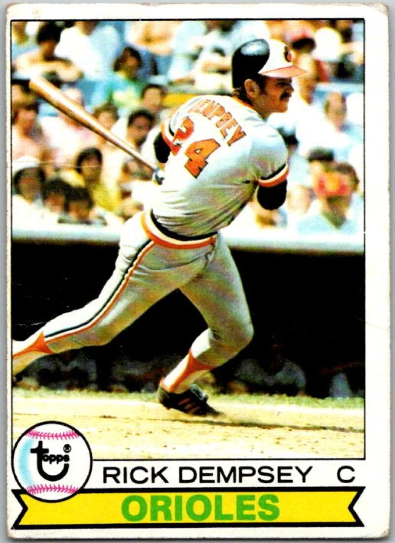 1979 Topps MLB #593 Rick Dempsey Baltimore Orioles V46708
