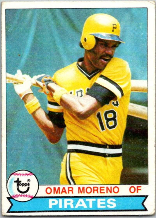1979 Topps MLB #607 Omar Moreno  Pittsburgh Pirates  V46713