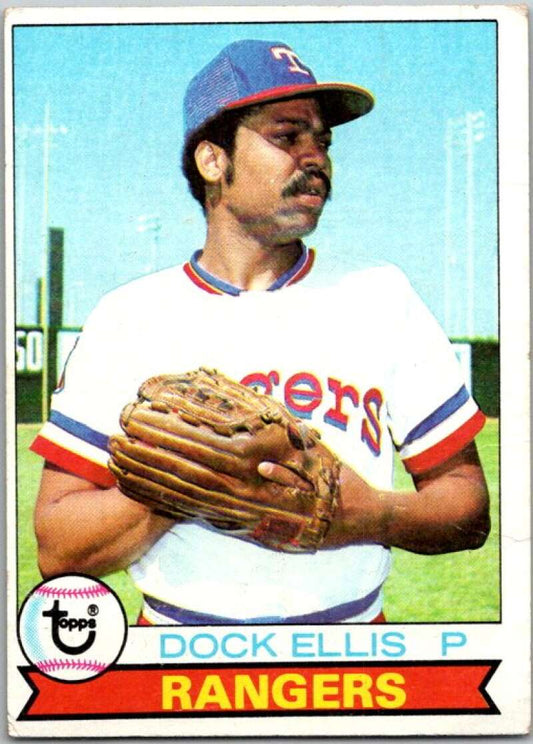 1979 Topps MLB #691 Dock Ellis DP  Texas Rangers  V46735