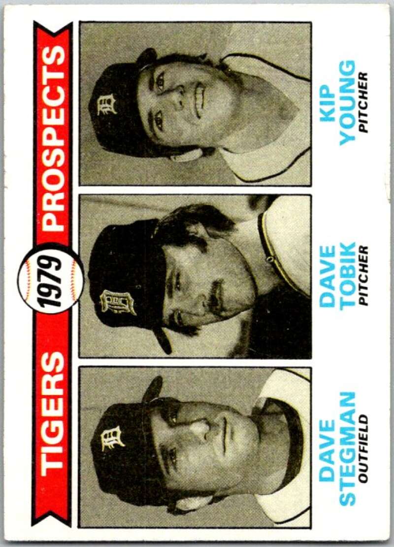 1979 Topps MLB #706 Stegman/Tobik/Young RC Rookie Detroit Tigers V46741