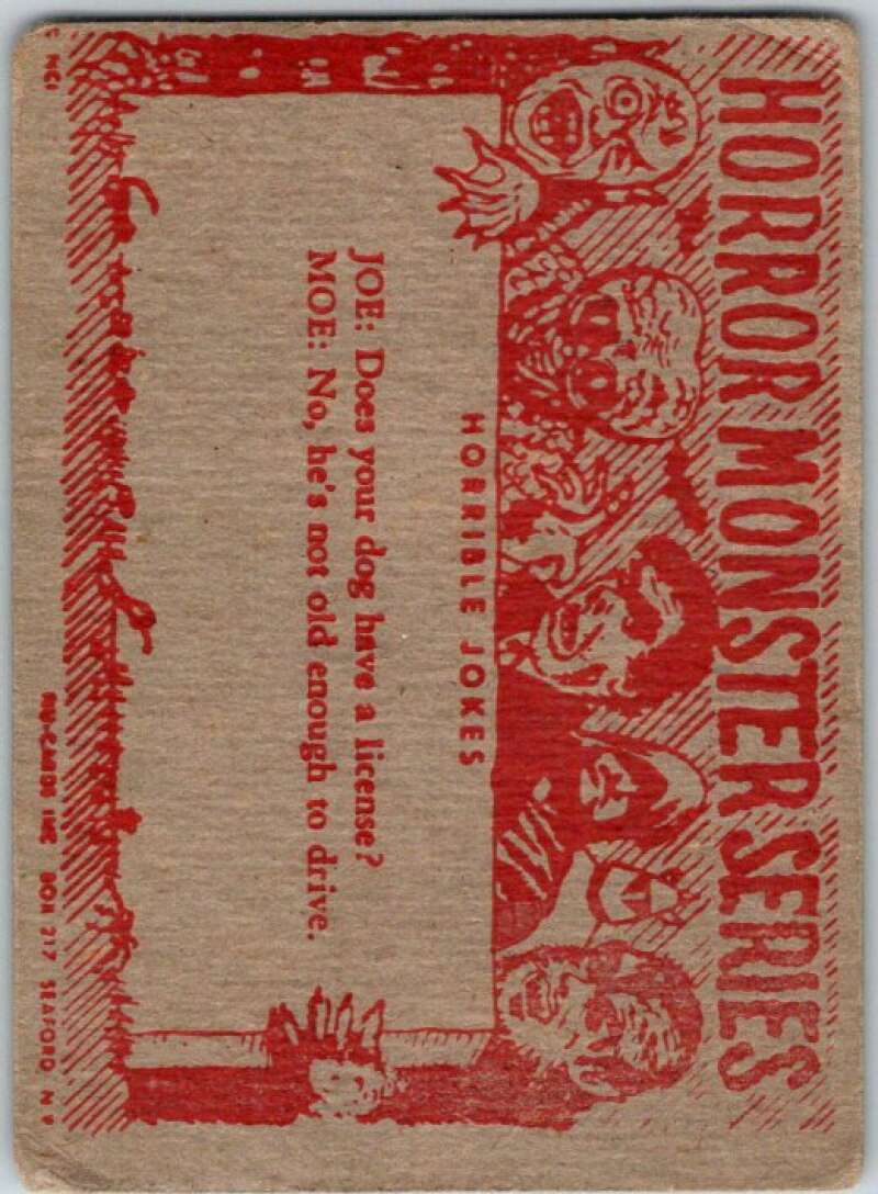 1961 Horror Monsters #16 The Headless Ghost V46753