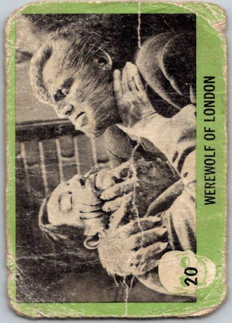 1961 Horror Monsters #20 Werewolf Of London V46755