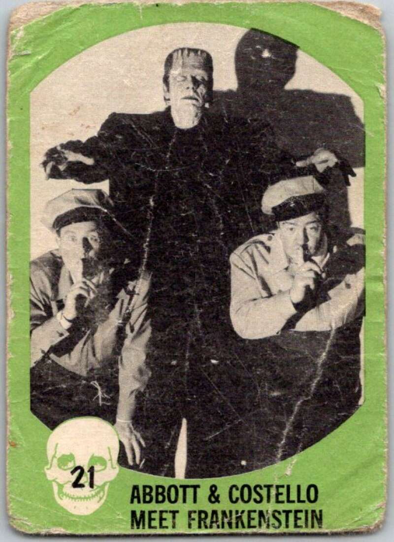 1961 Horror Monsters #21 Abbott & Costello Frankenstein V46756