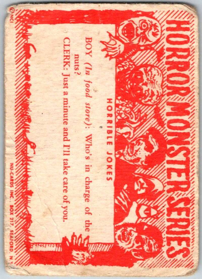 1961 Horror Monsters #21 Abbott & Costello Frankenstein V46756