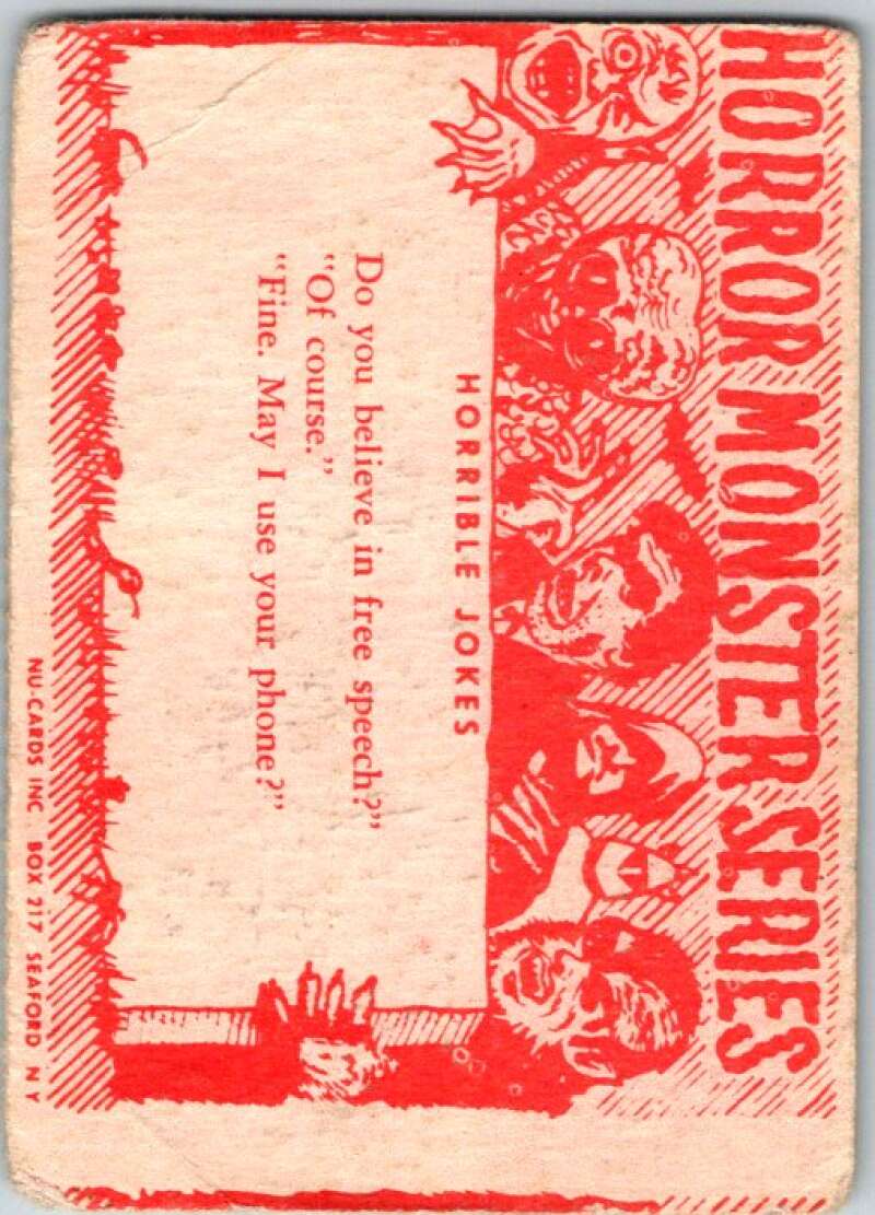 1961 Horror Monsters #51 Dracula and Frankenstein V46760