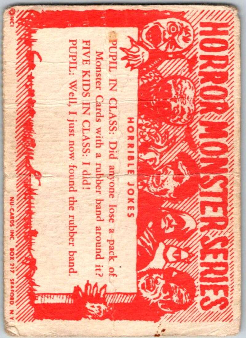 1961 Horror Monsters #61 Skeleton Man V46762