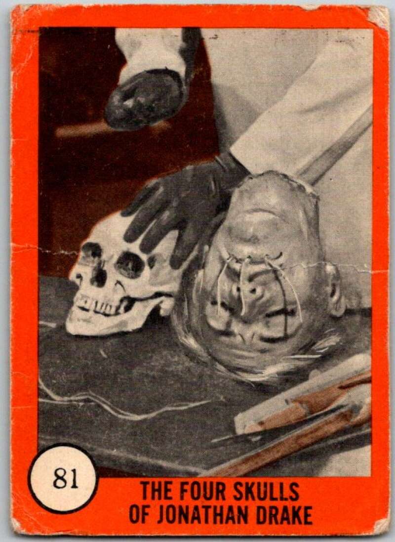 1961 Horror Monsters #81 Four Skulls of Drake V46767