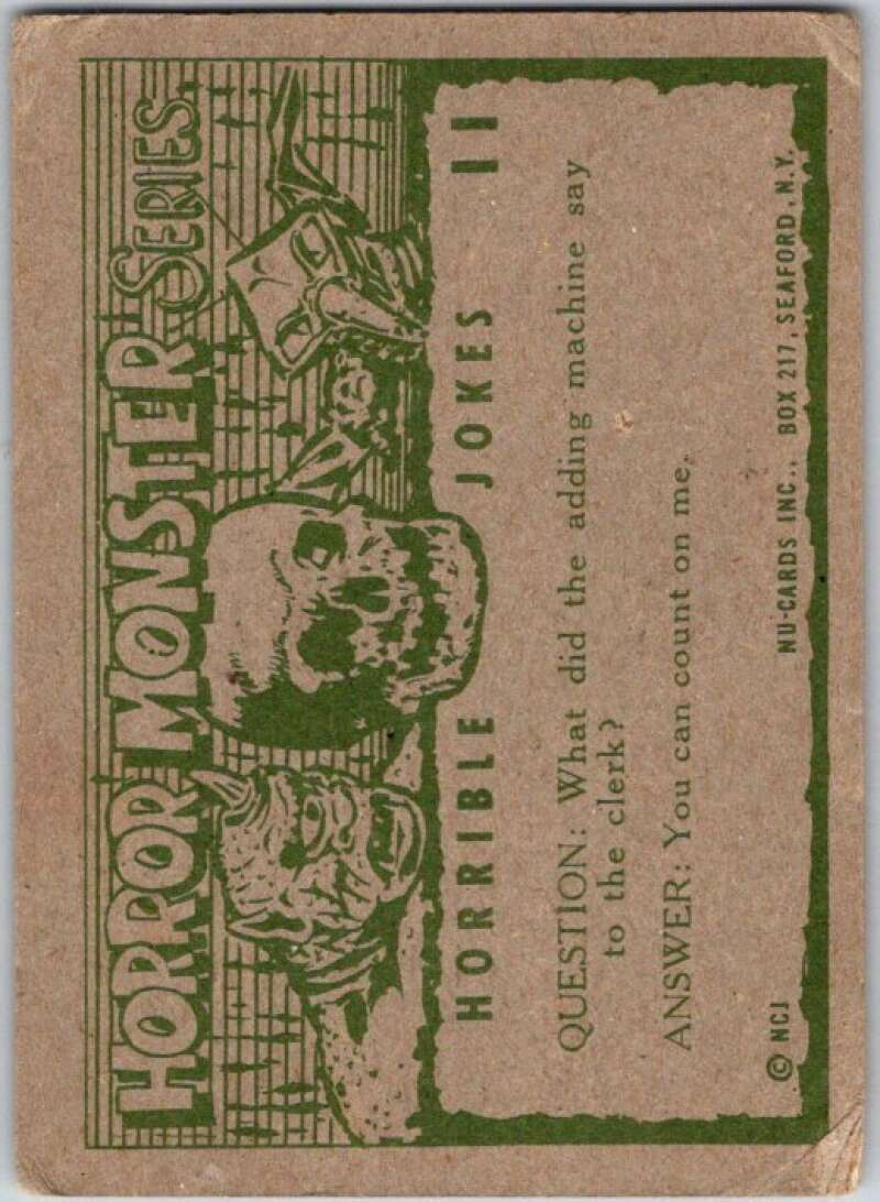 1961 Horror Monsters #91 Monster of Piedras Blancas V46768