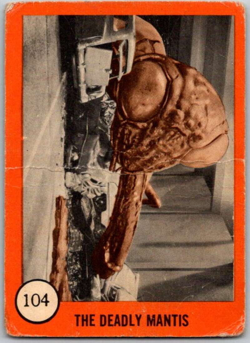 1961 Horror Monsters #104 The Deadly Mantis V46772